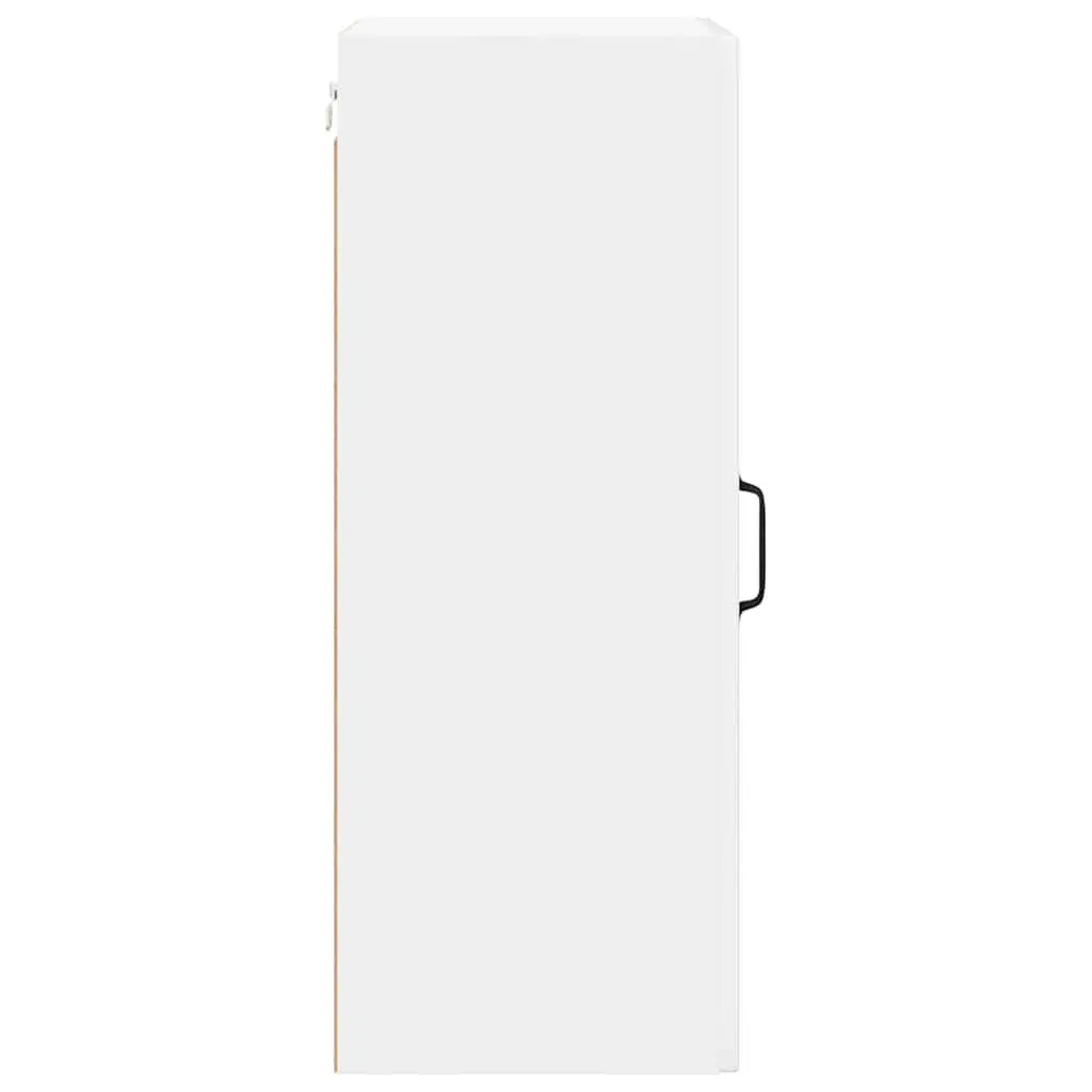 Wall Glass Cabinet High Gloss White Storage Kitchen Unit Furniture Shelving