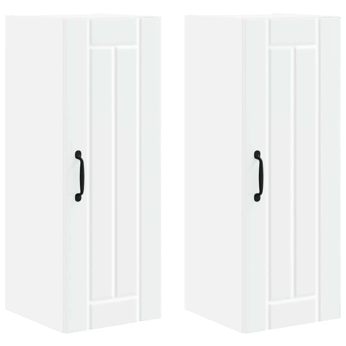 Wall-Mounted Kitchen Storage Cabinet in White