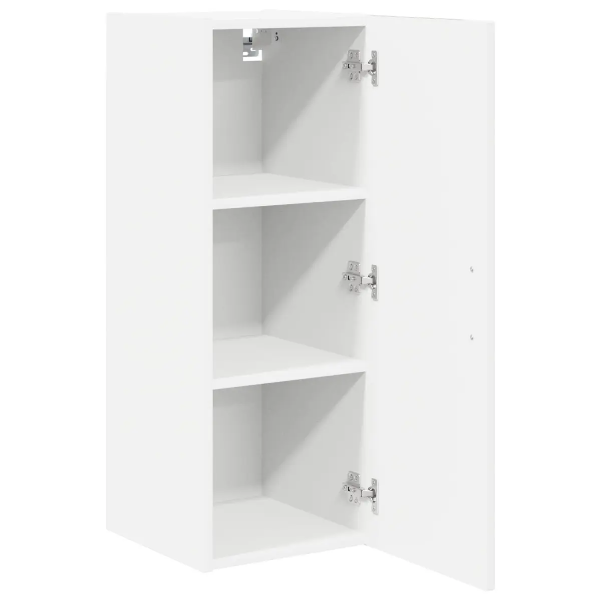 Wall-Mounted Kitchen Storage Cabinet in White