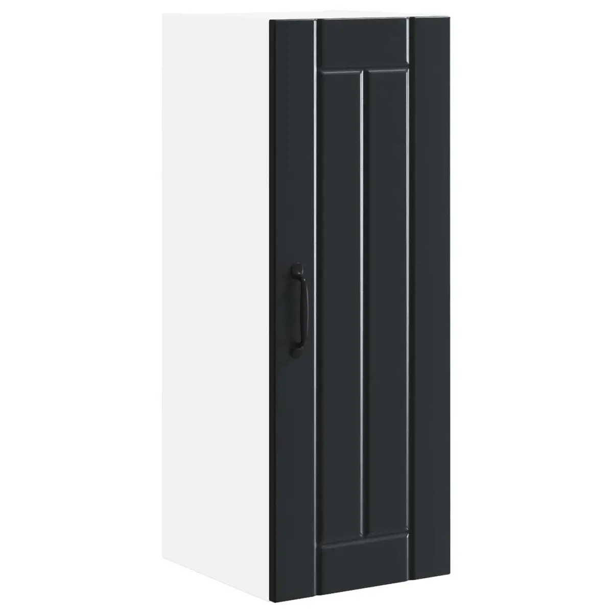 Black Wall Cabinet Set for Kitchen Storage
