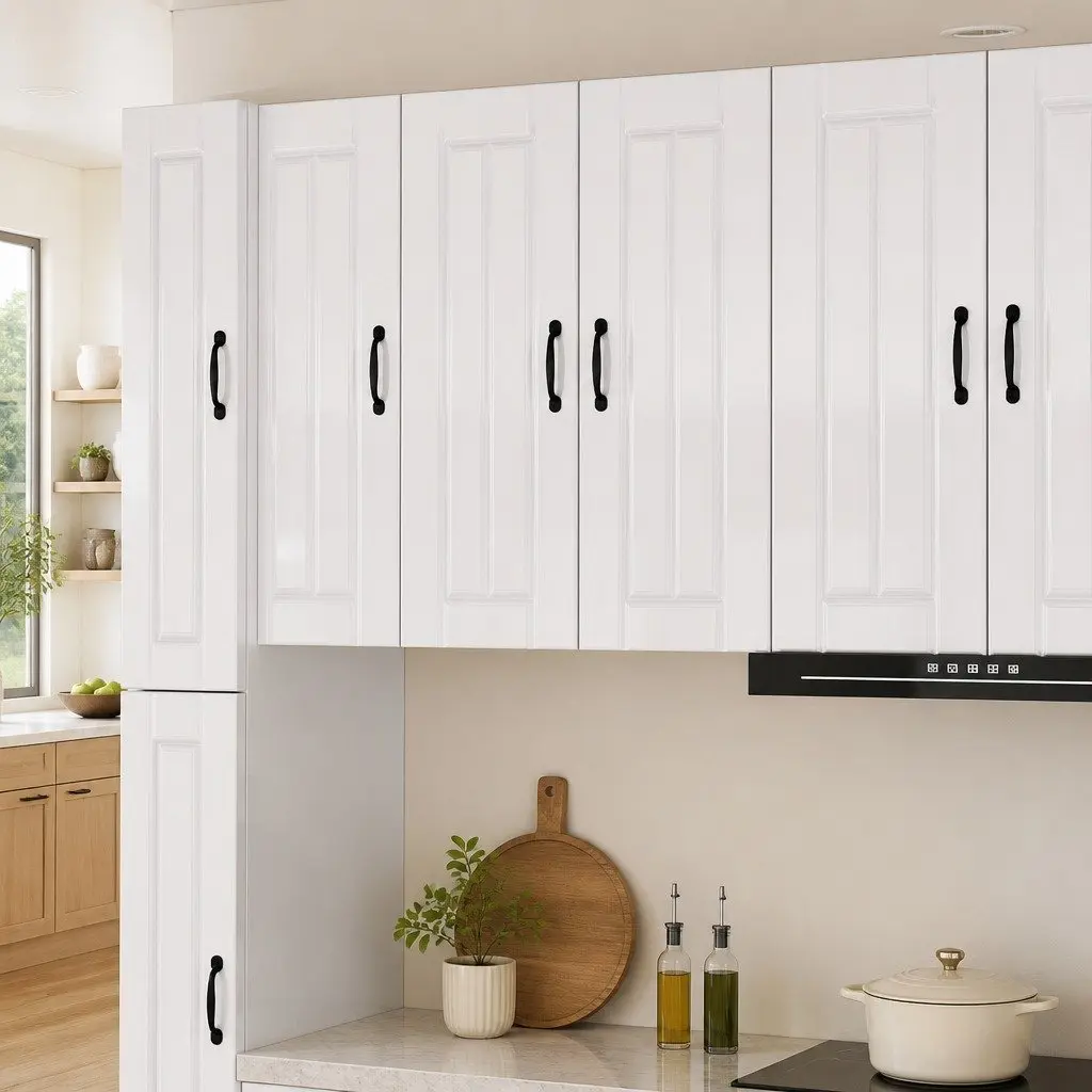 High Gloss White Kitchen Storage Wall Cabinet