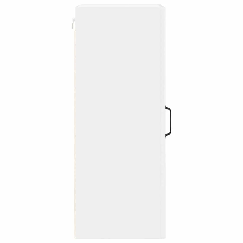 Wall Cabinet 2 Pcs High Gloss White Kitchen Storage Unit 30 x 31 x 80 cm