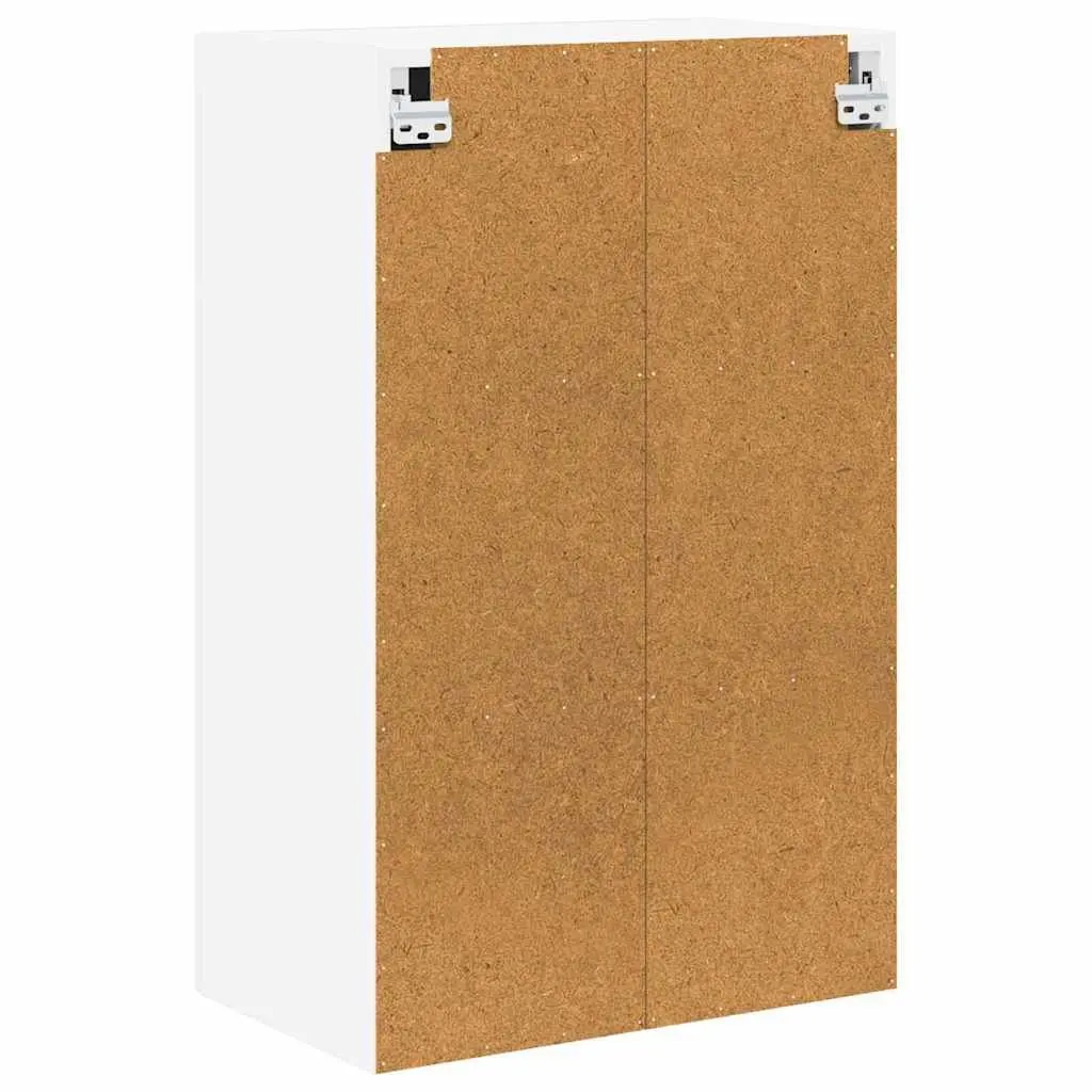 White Engineered Wood Wall Cabinet for Storage