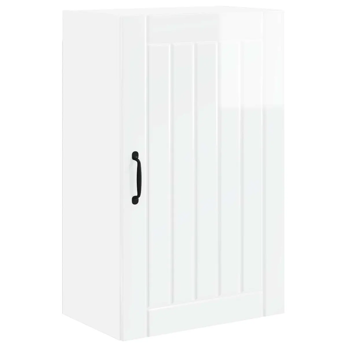 Wall Cabinet Engineered Wood 50 x 31 x 80 cm High Gloss White