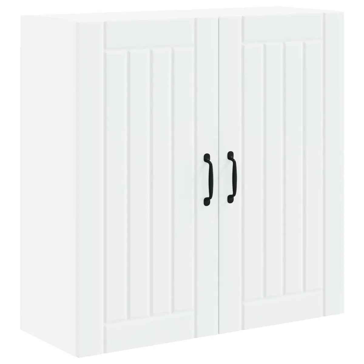 Wall Cabinet White Kitchen Storage Dishwasher Panel Engineered Wood 80x31x80cm