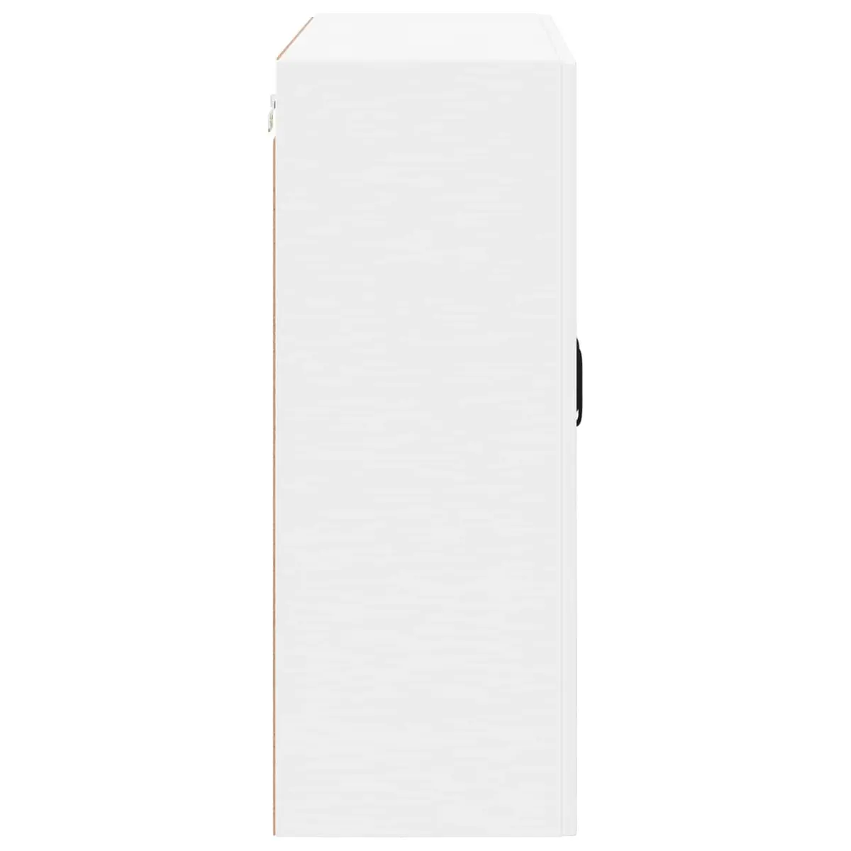 Wall Glass Cabinet Engineered Wood 80x31x80cm White