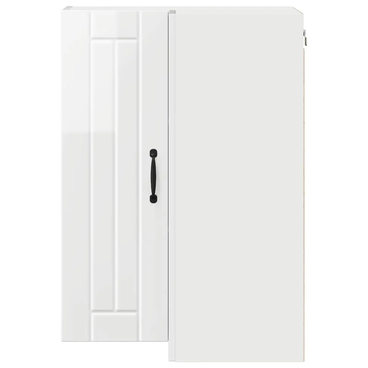 High Gloss White Modern Kitchen Corner Cabinet
