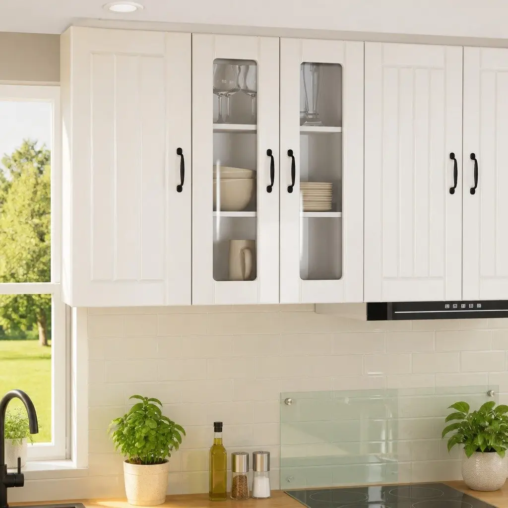 Wall Cabinet Engineered Wood 60x31x80cm High Gloss White