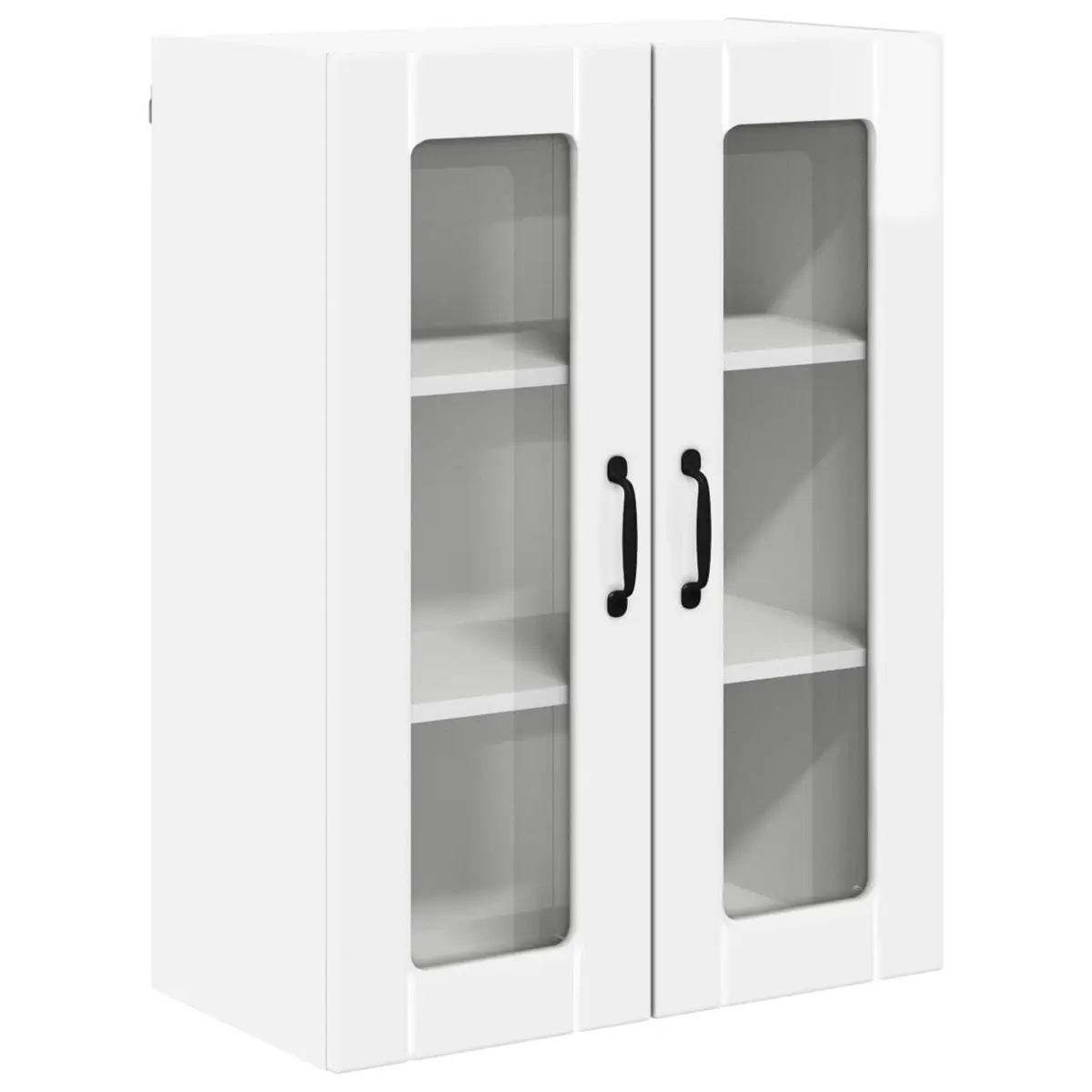 Wall Cabinet Engineered Wood 60x31x80cm High Gloss White
