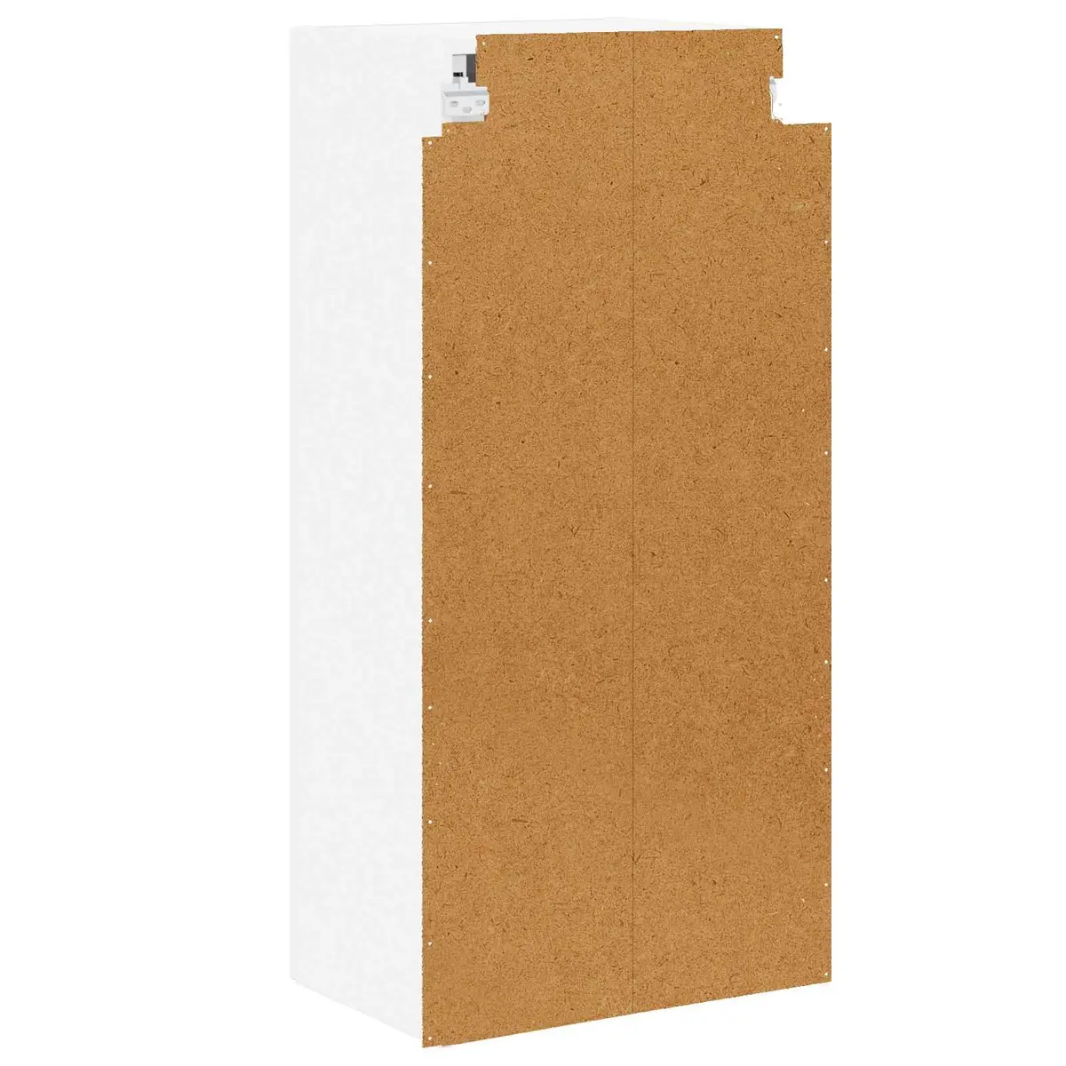 Wall Glass Cabinet White Kitchen Storage Unit Engineered Wood 40 x 31 x 100 cm