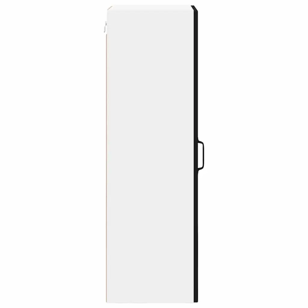 Black Wall Glass Cabinet for Kitchen Storage