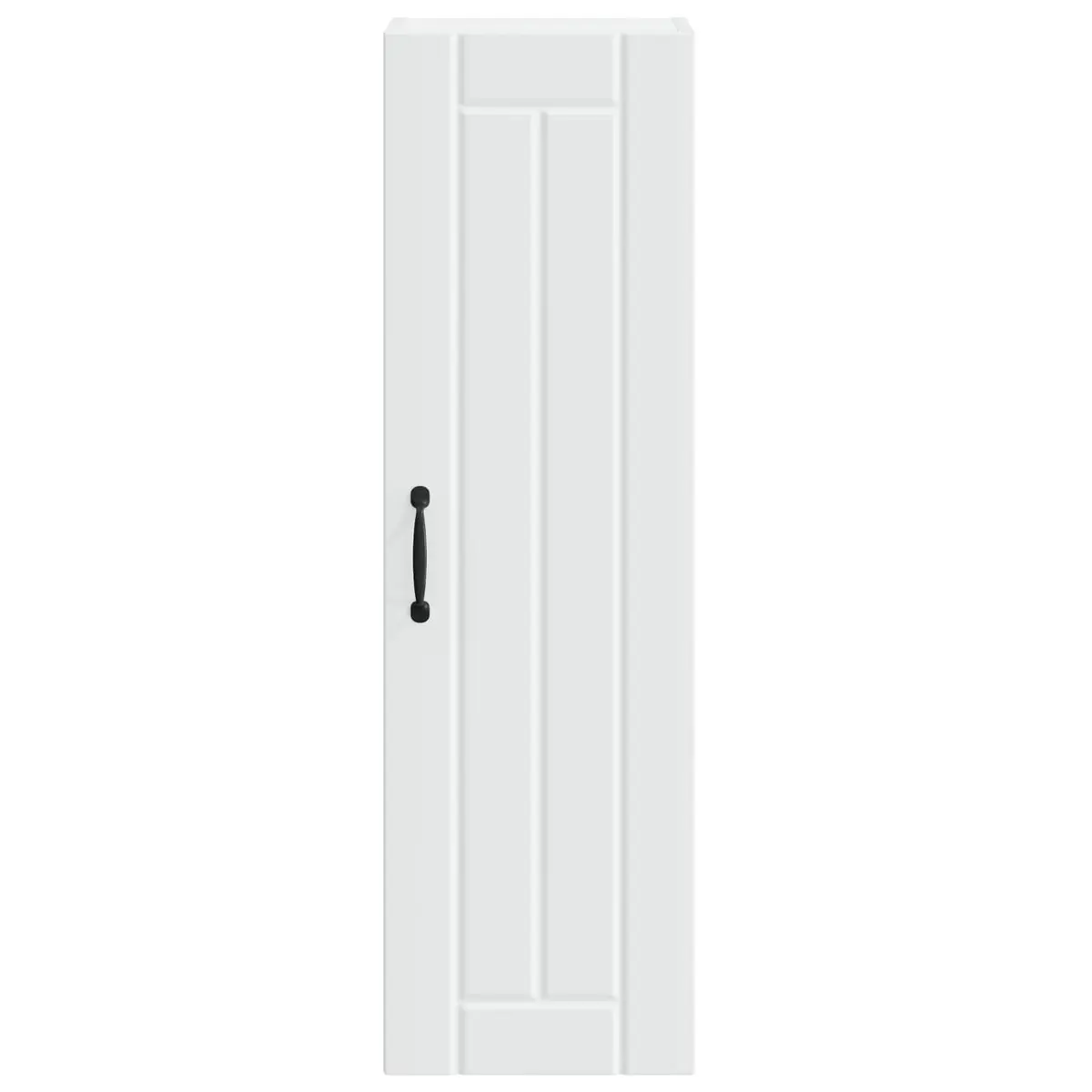 White Engineered Wood Wall Cabinet for Kitchens