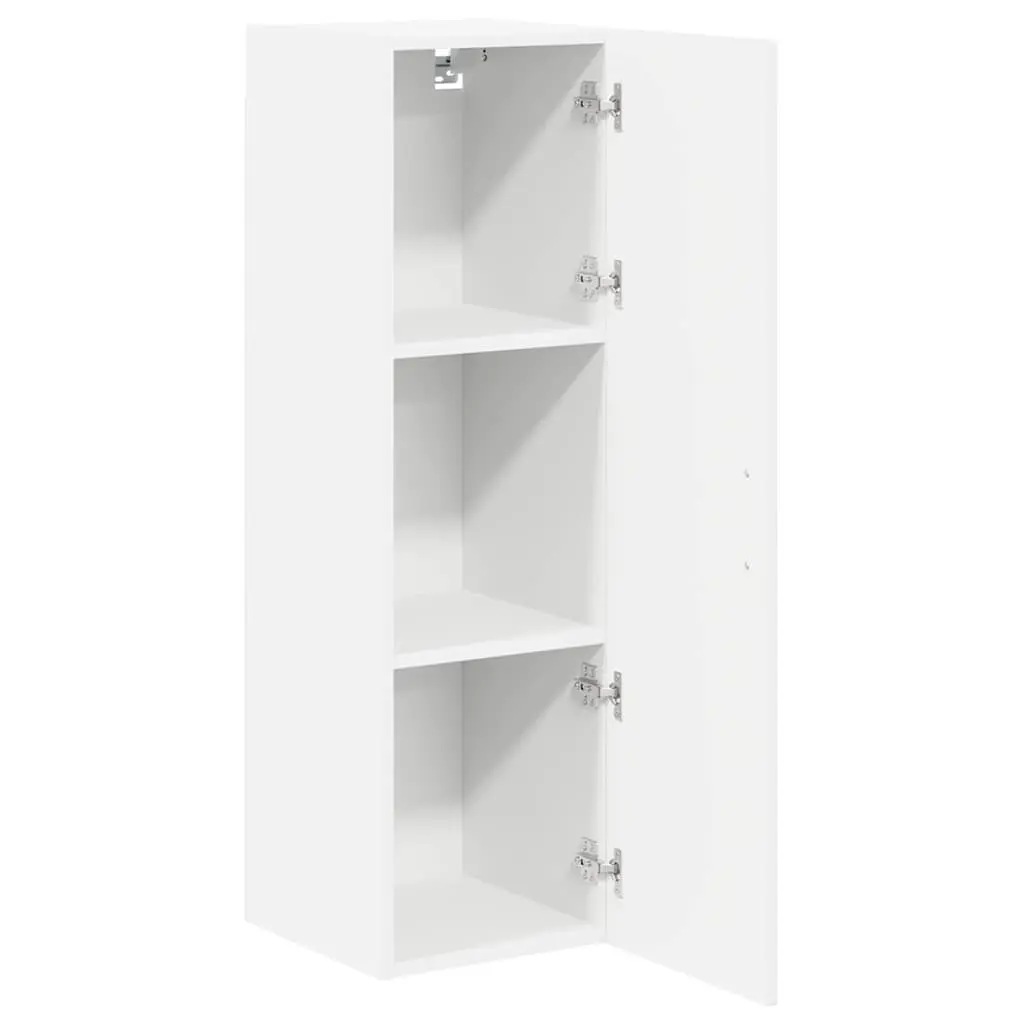 Wall Cabinet High Gloss White Kitchen Storage Cupboard 30 x 31 x 100 cm Modern