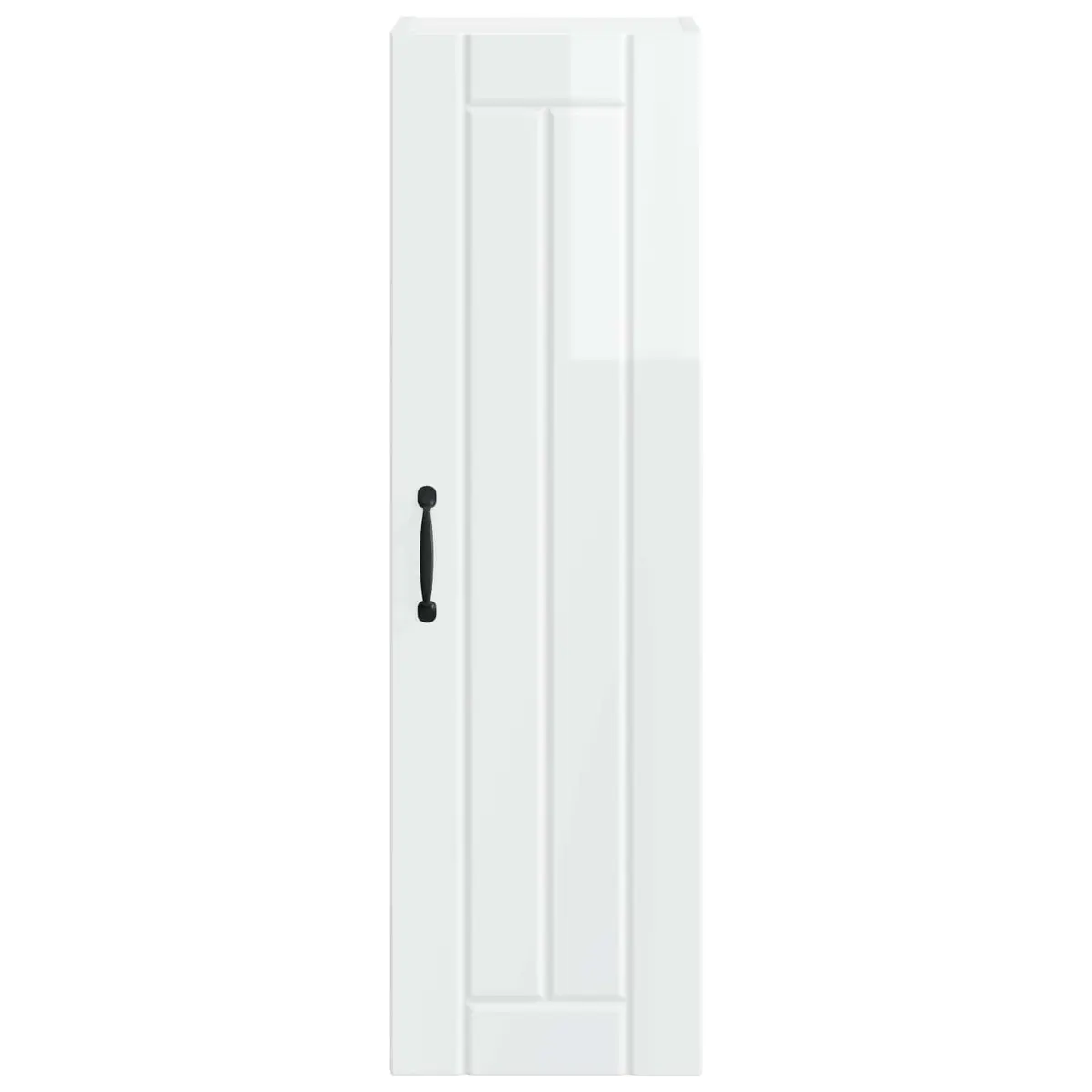 Wall Cabinet High Gloss White Kitchen Storage Cupboard 30 x 31 x 100 cm Modern
