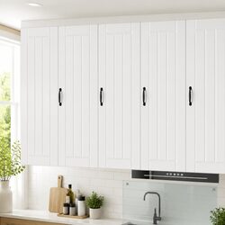 Wall Cabinet Kitchen Storage Unit Engineered Wood White Dishwasher Panel