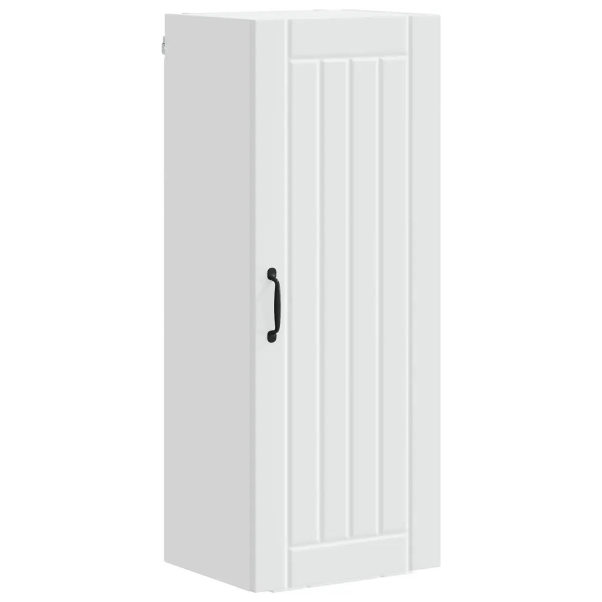 White Engineered Wood Wall Cabinet for Kitchens