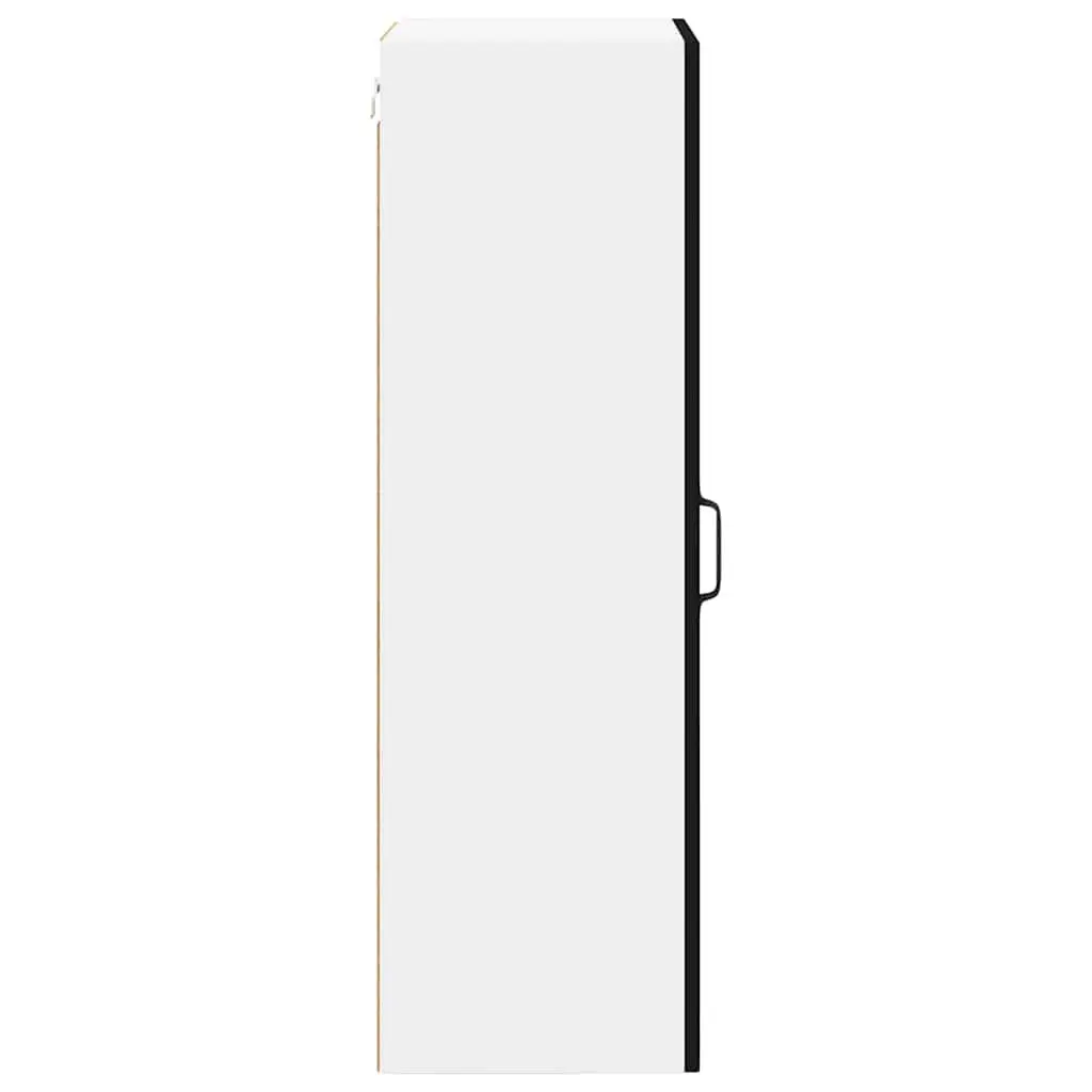 Engineered Black Wall Cabinet for Kitchen Storage