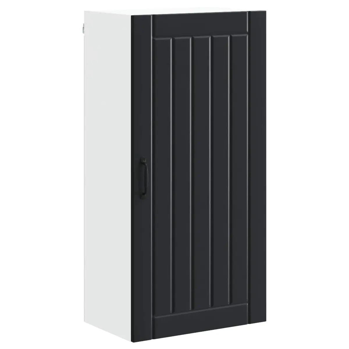 Black Wall Cabinet for Kitchen Storage