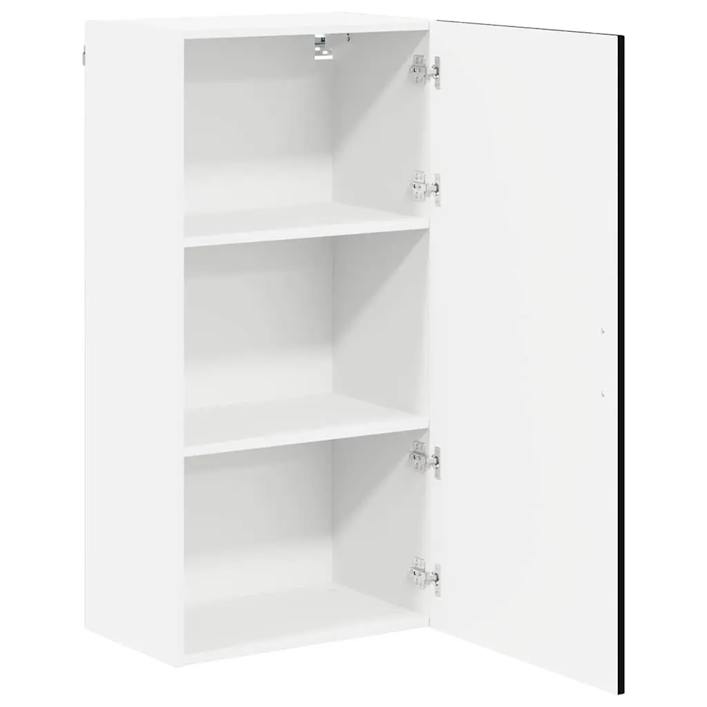 Black Wall Cabinet for Kitchen Storage
