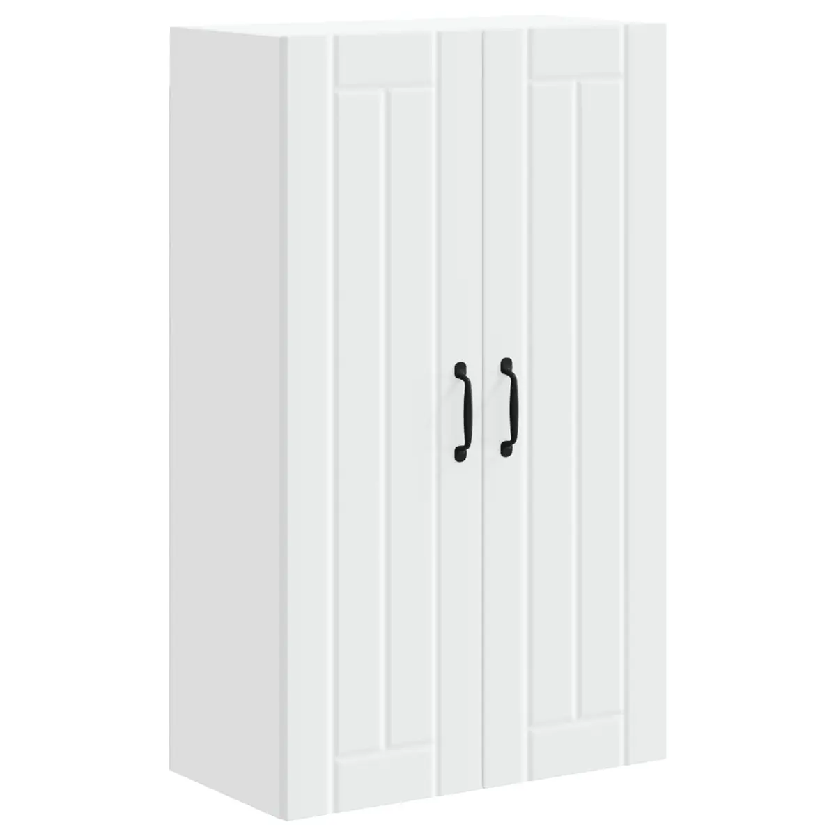 Wall Cabinet Engineered Wood White 60x31x100cm