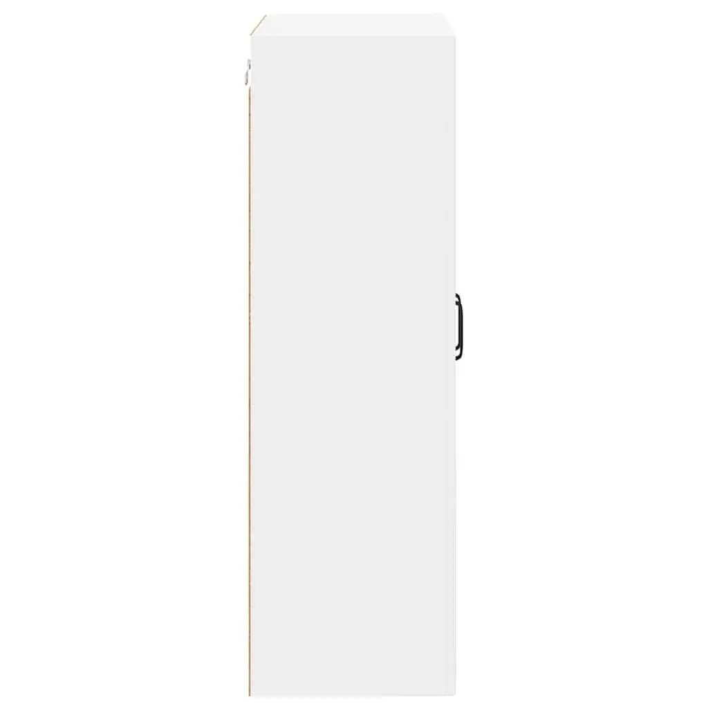 Wall Cabinet Engineered Wood White 60x31x100cm