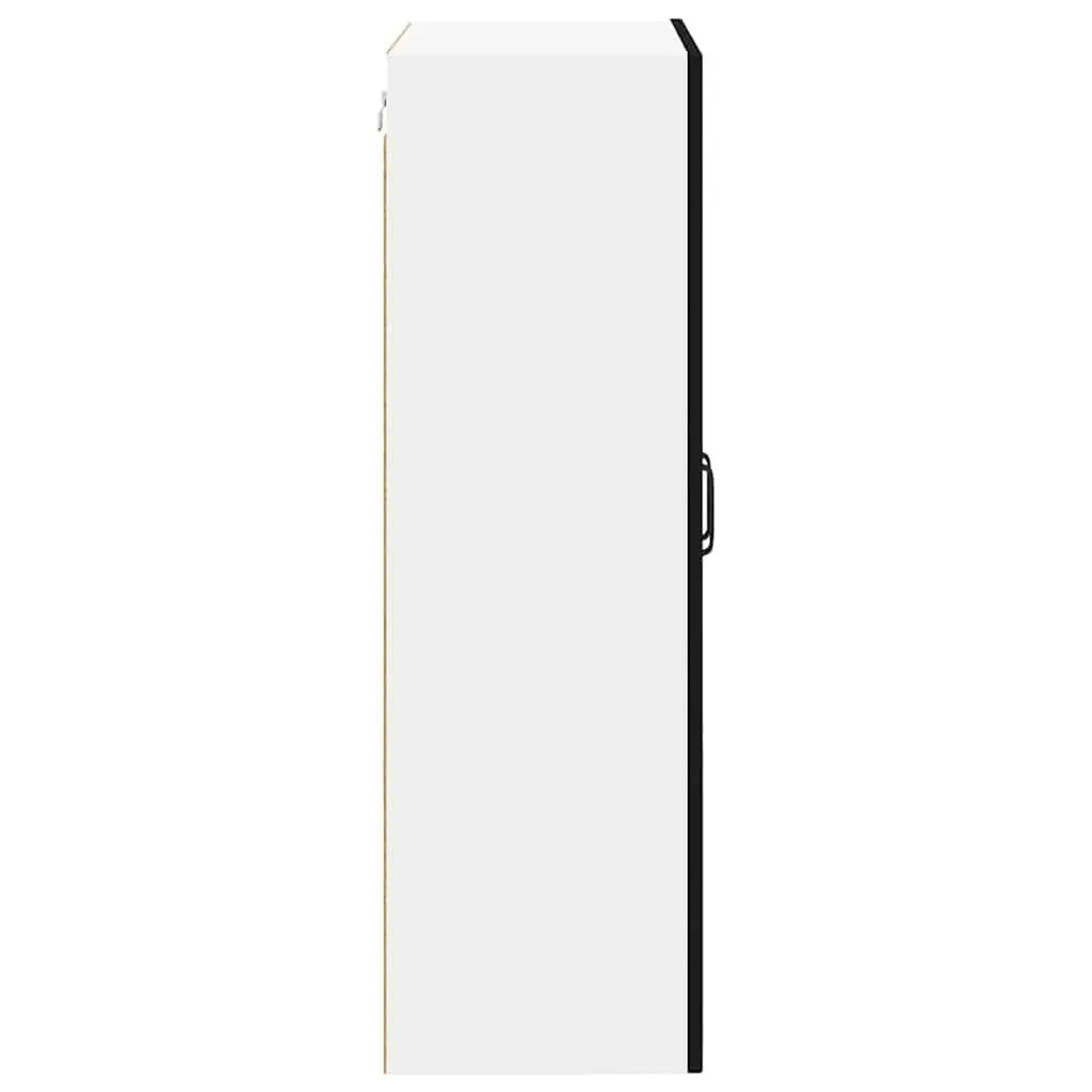 Black Wall Cabinet for Kitchen Storage