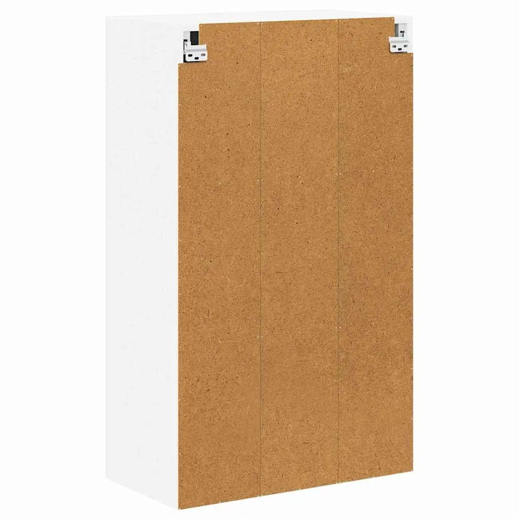 High Gloss White Wall Cabinet with Dishwasher Panel