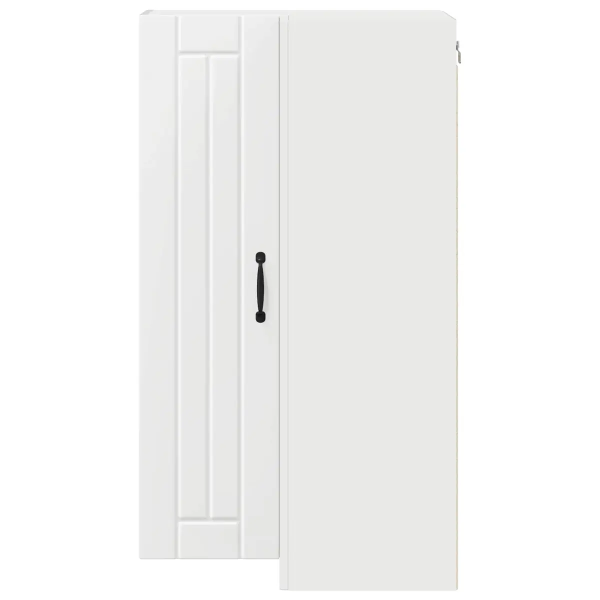 Wall Corner Cabinet Engineered Wood 57 x 57 x 100 cm White