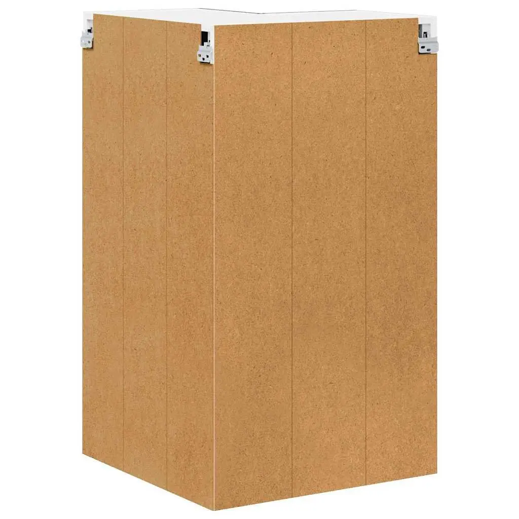 Black Wall Corner Cabinet for Kitchen Storage 57x57x100cm