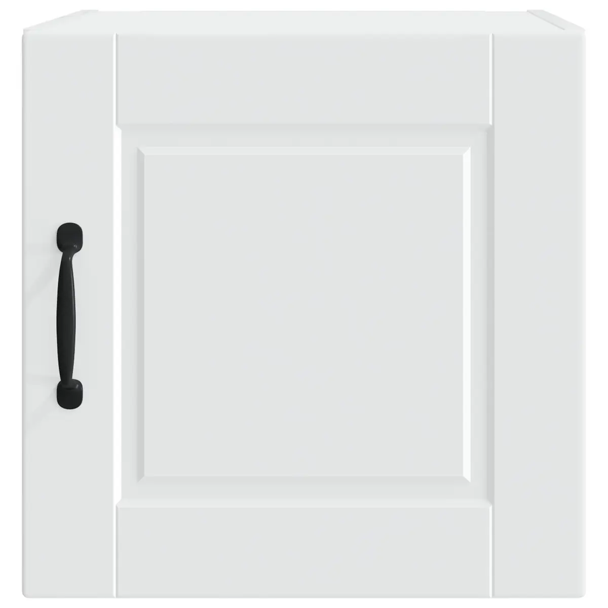 Wall Cabinet Kitchen Storage 2 pcs White Engineered Wood Shelves Compartments