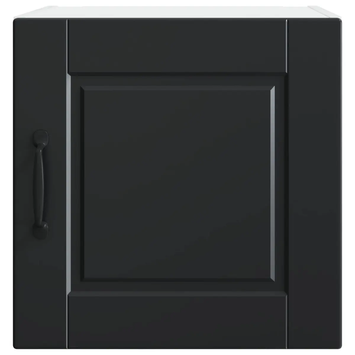 Black Engineered Wood Wall Cabinet Kitchen Storage 40x31x40 cm