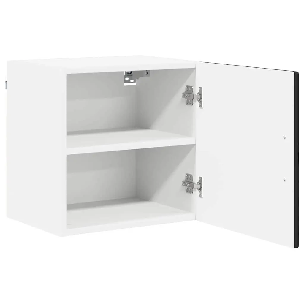 PORTO Black Kitchen Wall Cabinet 2-Piece Set