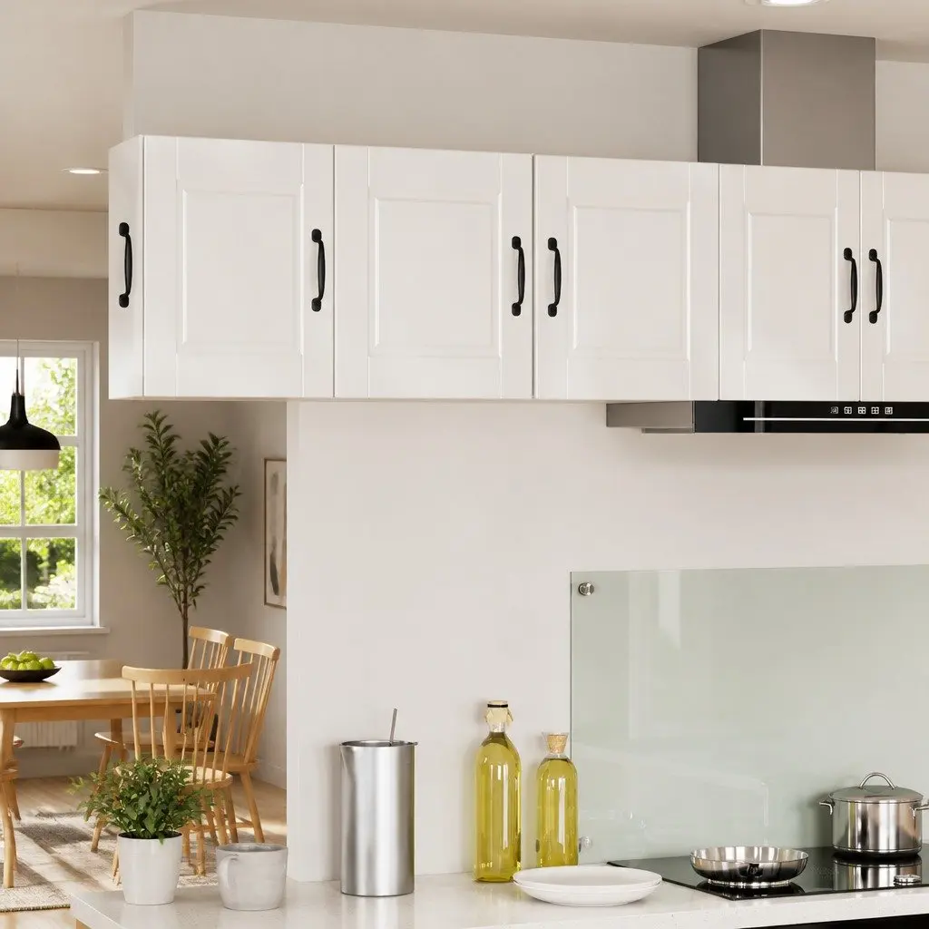 High Gloss White Wall Cabinet for Kitchen Storage
