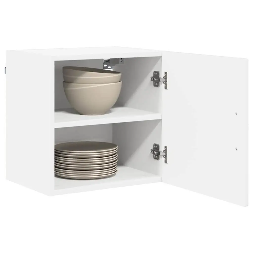 High Gloss White Wall Cabinet for Kitchen Storage 40x31x40cm