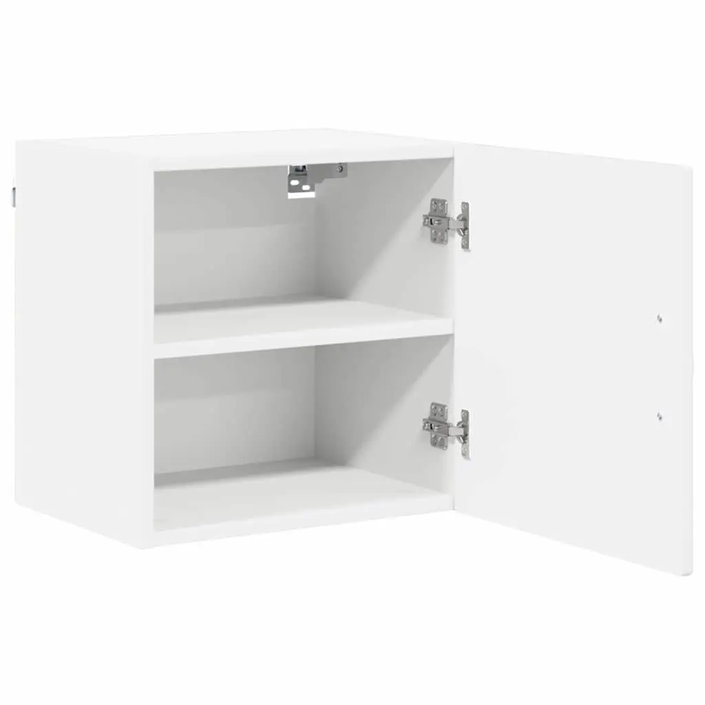 High Gloss White Wall Cabinet for Kitchen Storage 40x31x40cm