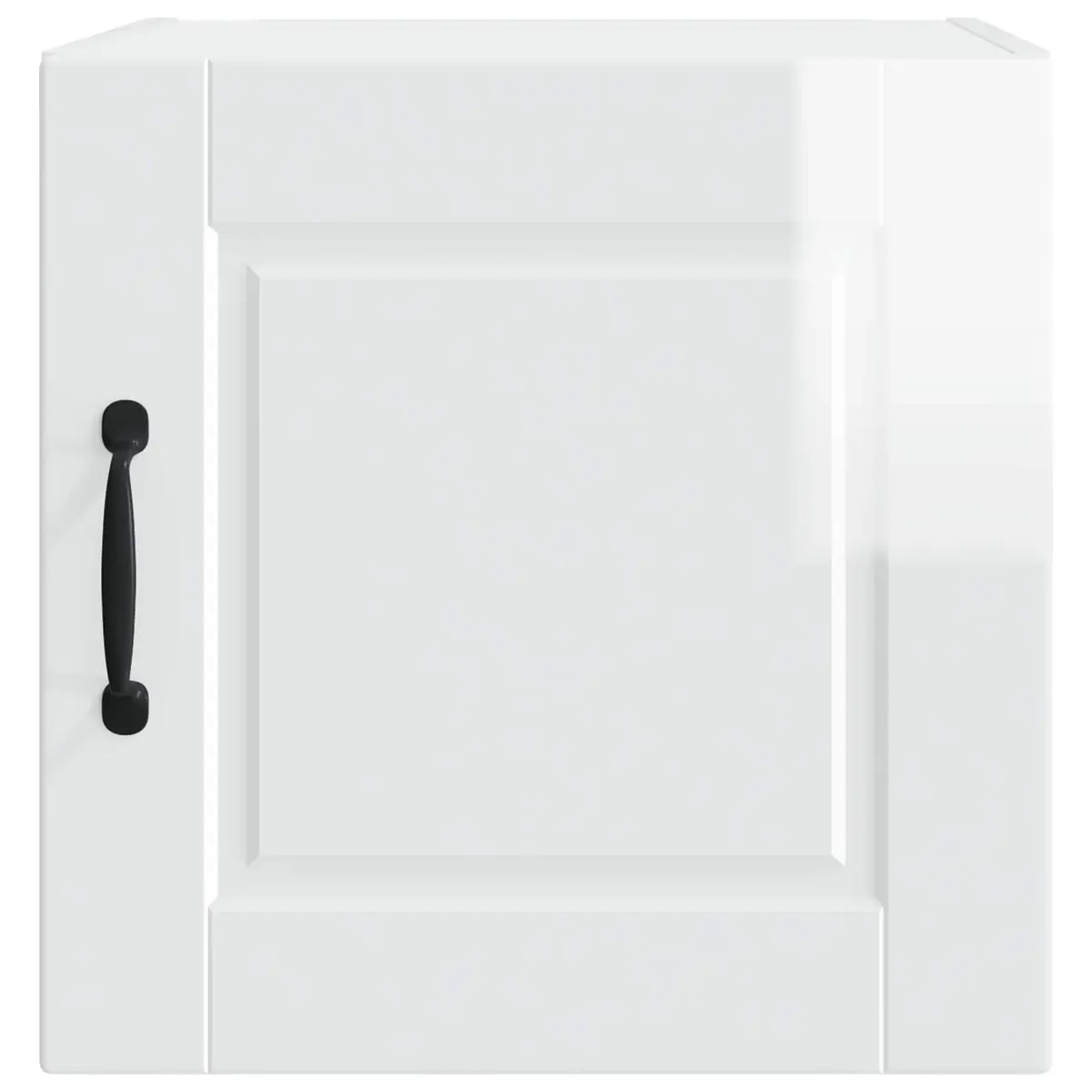High Gloss White Wall Cabinet for Kitchen Storage 40x31x40cm