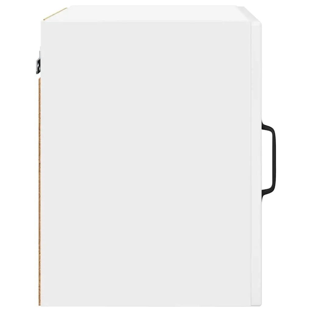 High Gloss White Wall Cabinet for Kitchen Storage 40x31x40cm