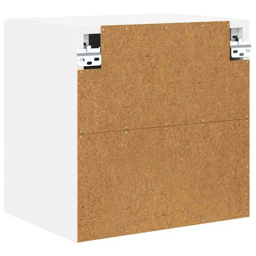 High Gloss White Wall Cabinet for Kitchen Storage 40x31x40cm