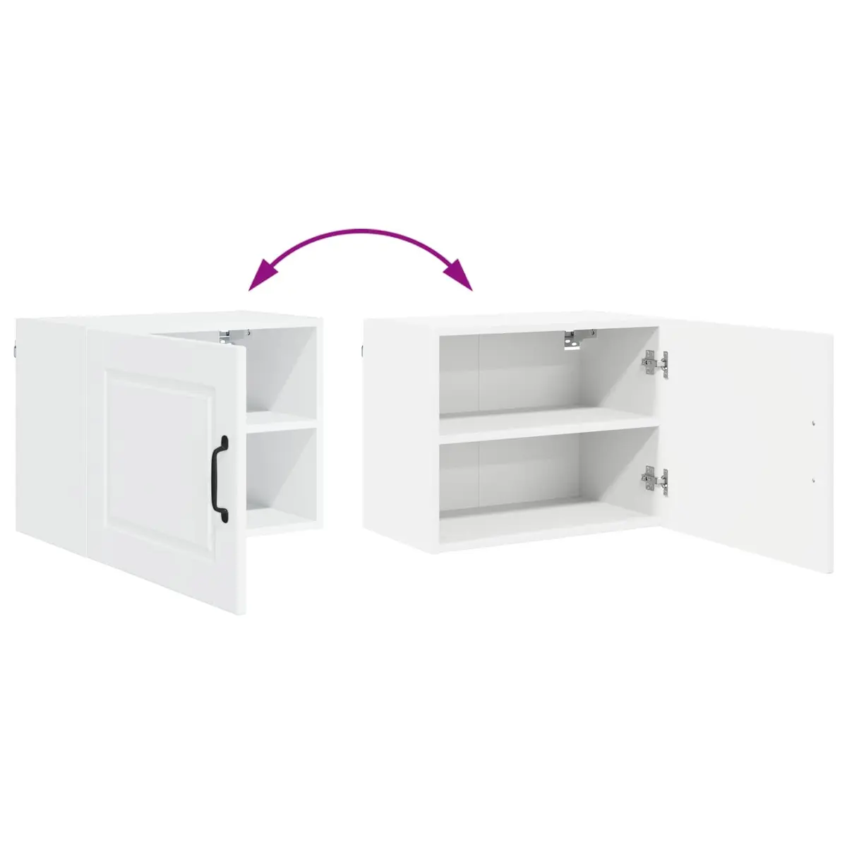 Wall Cabinet Engineered Wood 50x31x40cm White