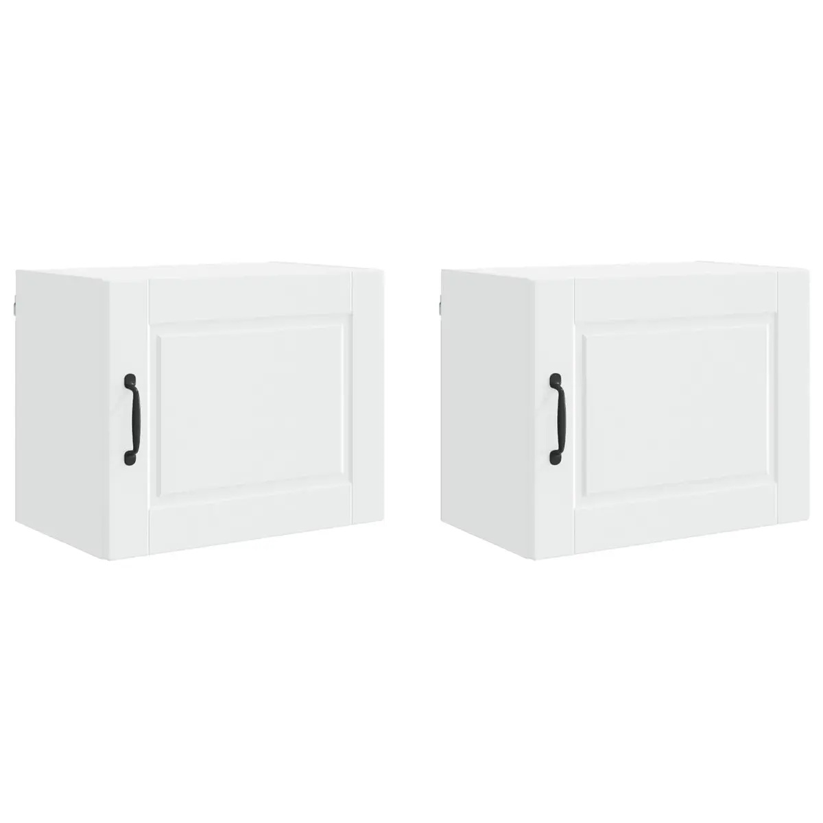 White Wall Cabinet Set for Kitchen Storage
