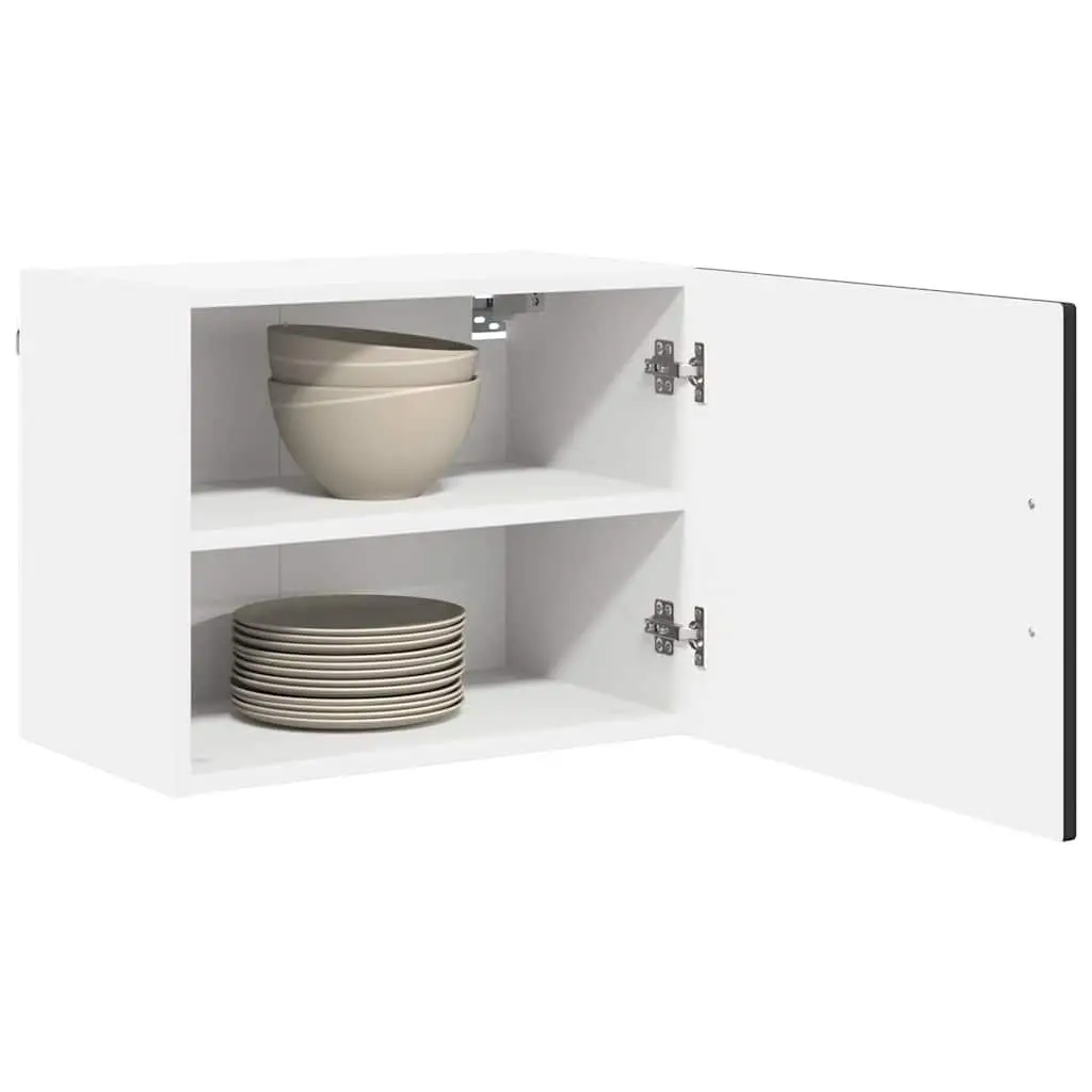 Black Wall Cabinet Porto for Kitchen Storage