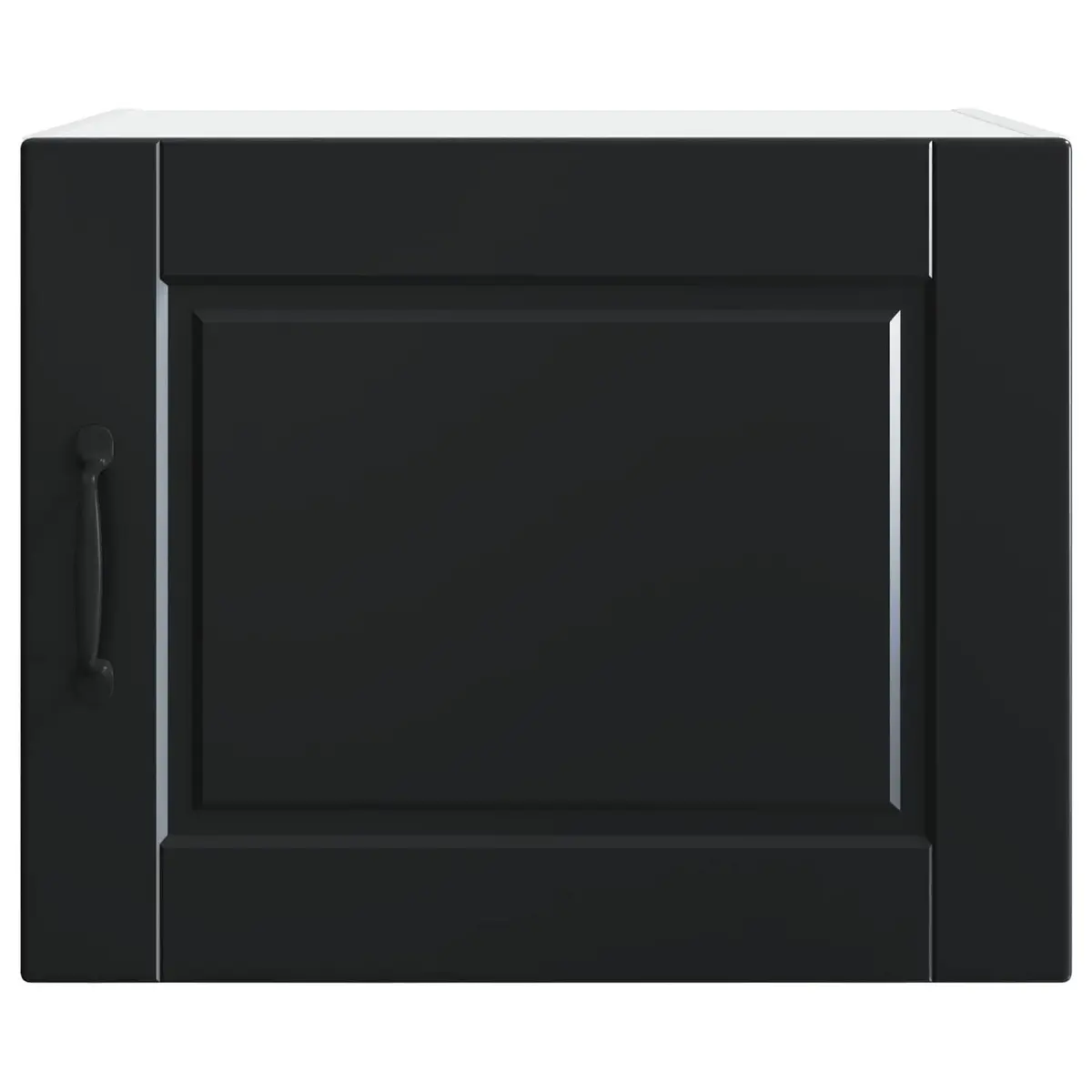 Black Wall Cabinet Porto for Kitchen Storage
