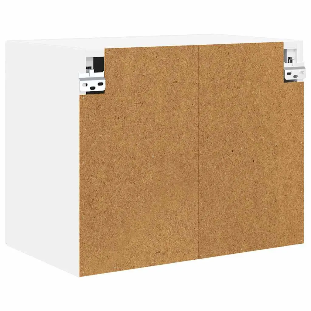 Wall Cabinet Engineered Wood 50 x 31 x 40 cm High Gloss White