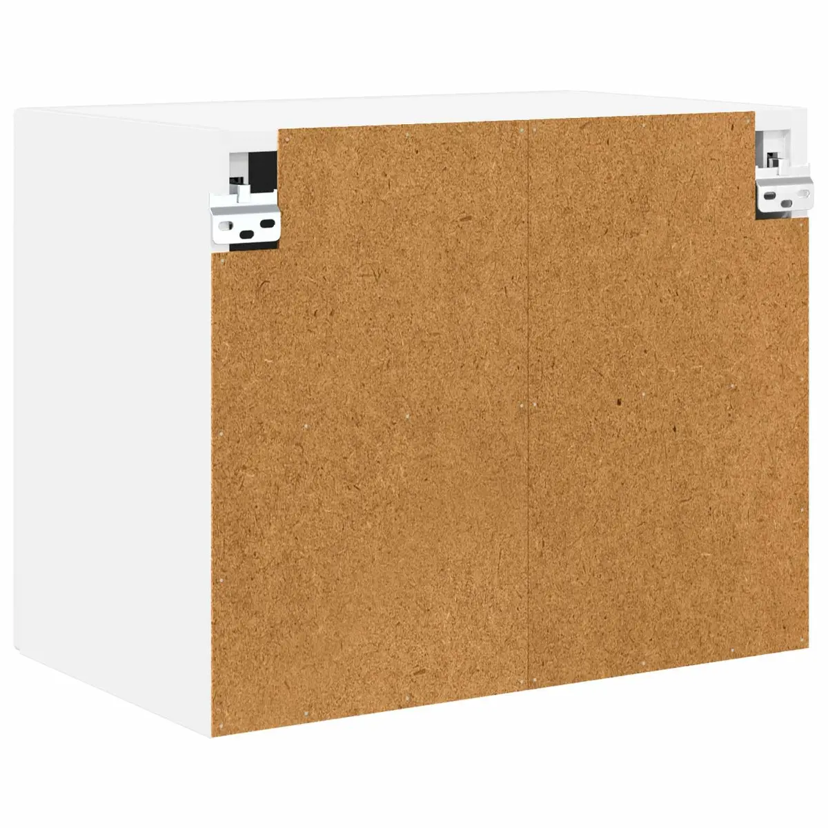 Wall Cabinet Engineered Wood 50 x 31 x 40 cm High Gloss White 2 Pieces