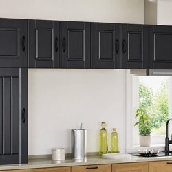 High-Quality Black Wall Cabinet for Kitchen Storage