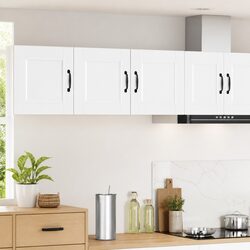 PORTO White Wall Cabinet Kitchen Storage 80x31x40cm