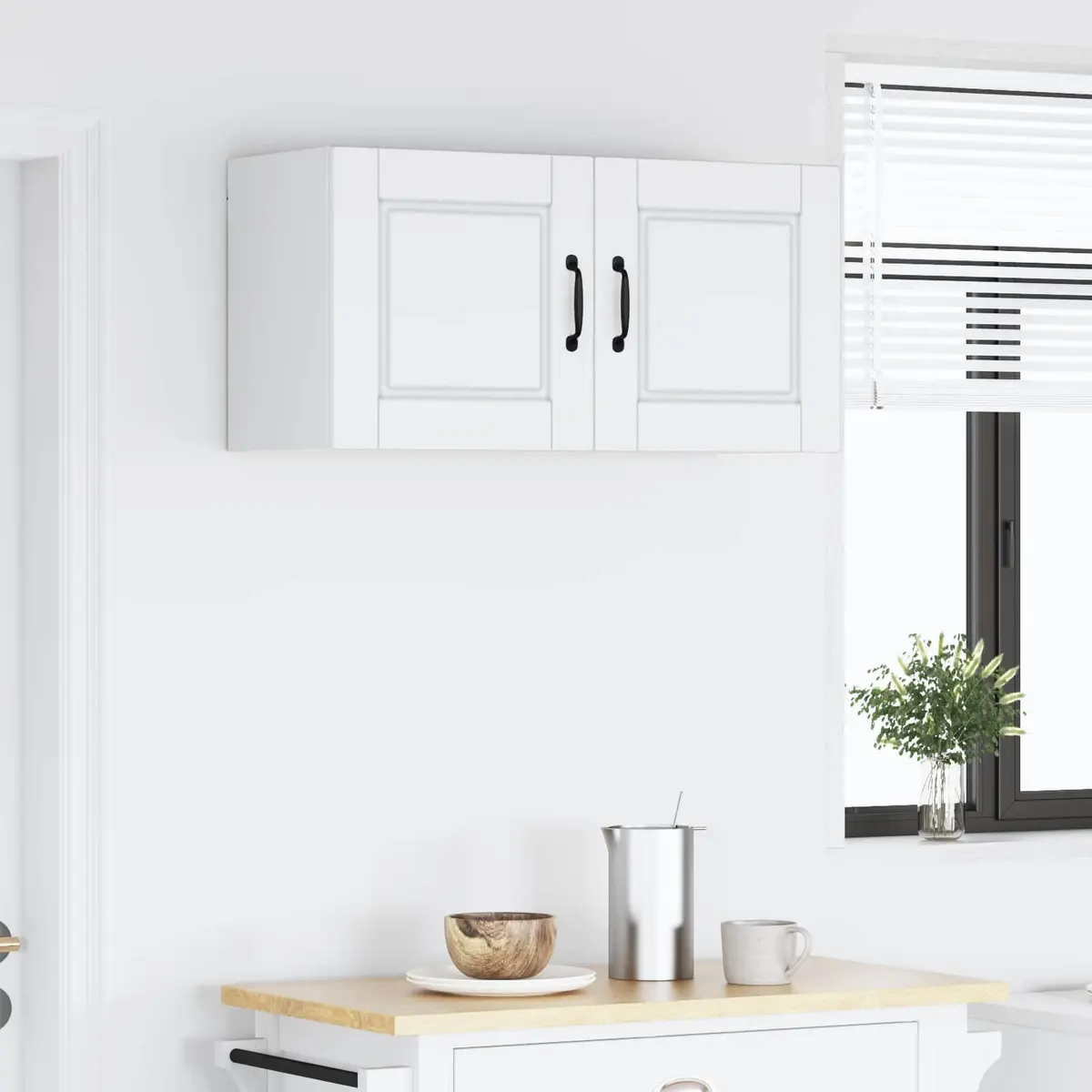 Wall Cabinet Engineered Wood 80x31x40cm White