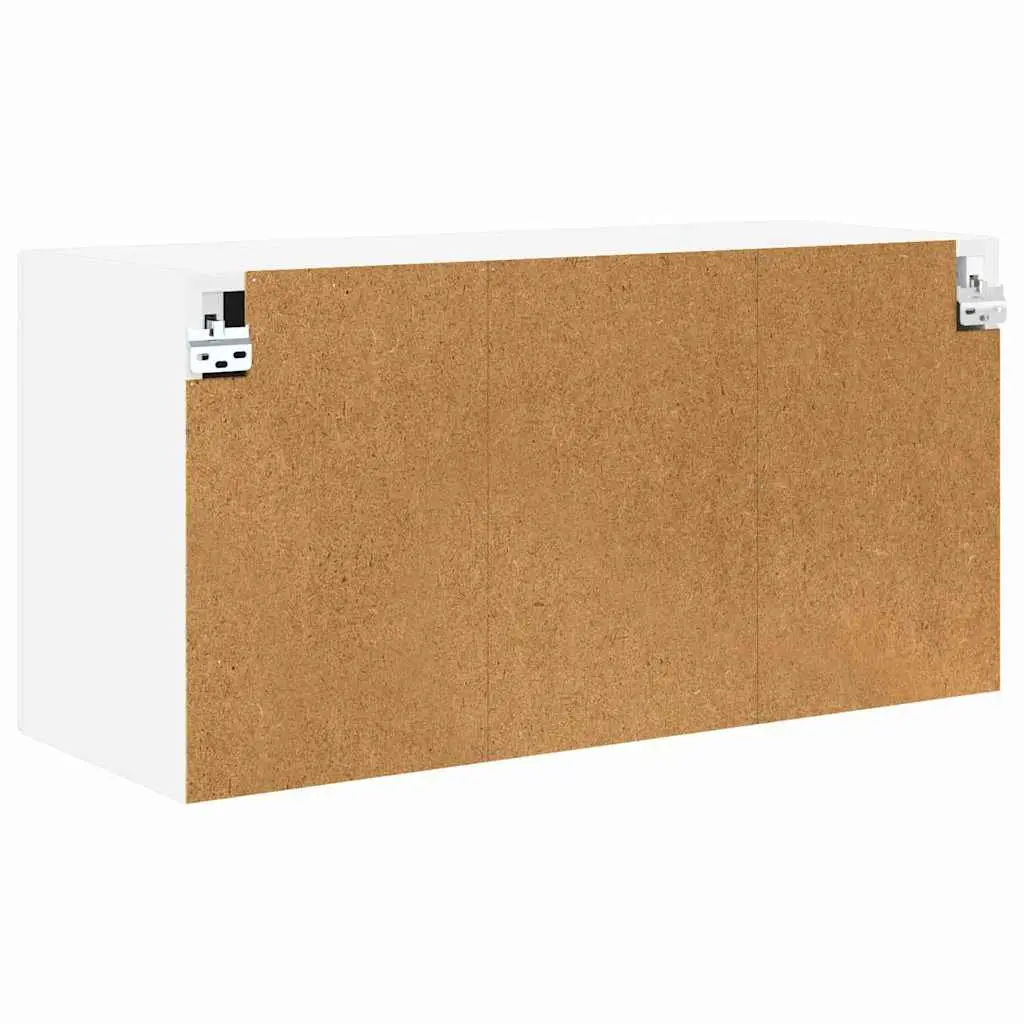 Wall Cabinet Engineered Wood 80x31x40cm White