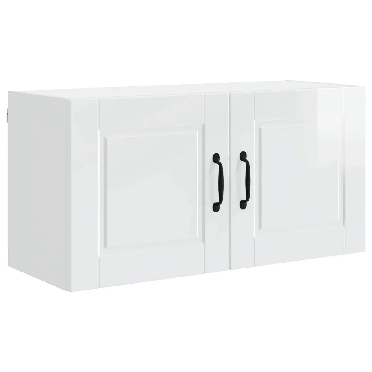 Kitchen Cabinet Engineered Wood 80 x 31 x 40 cm High Gloss White Wall Mounted