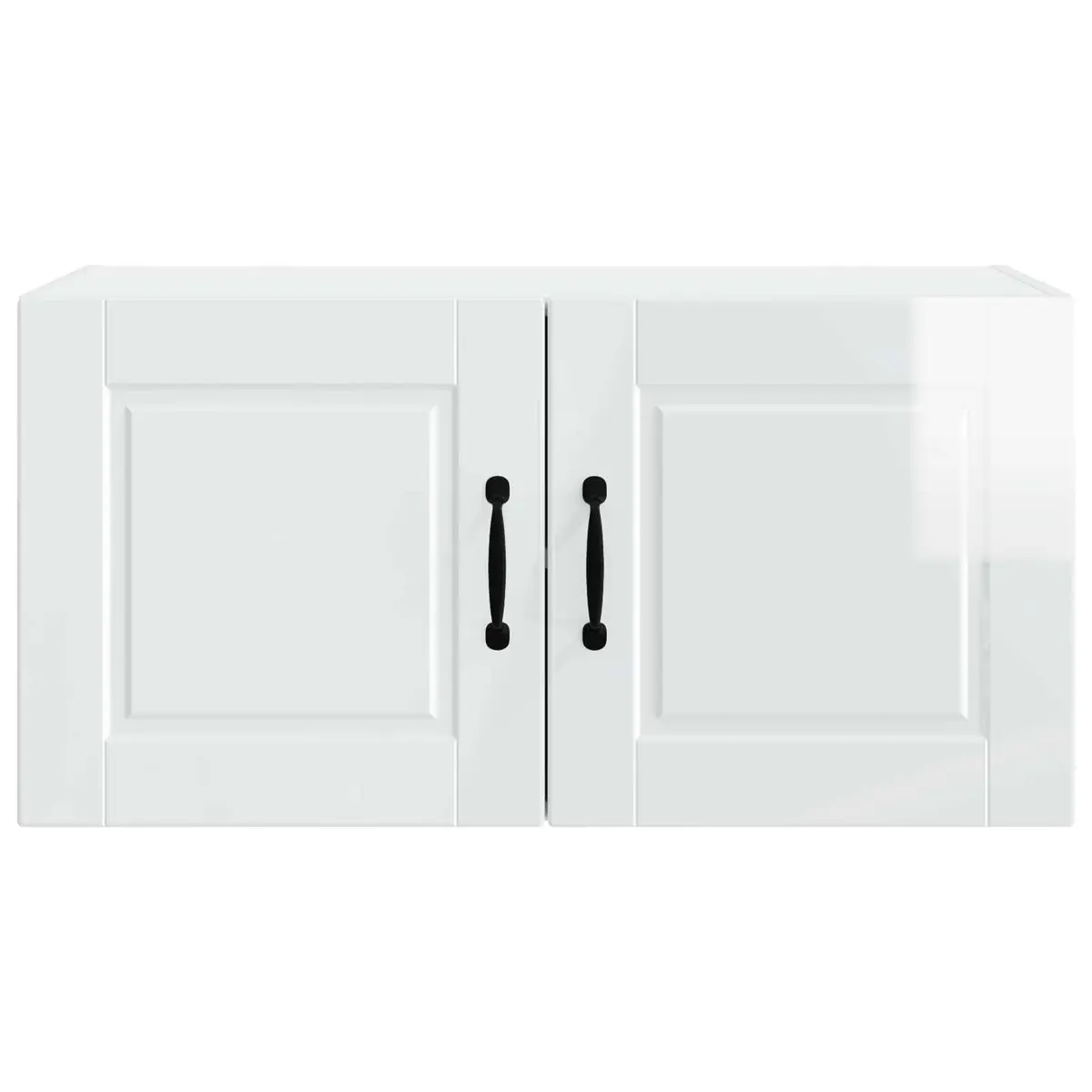 Kitchen Cabinet Engineered Wood 80 x 31 x 40 cm High Gloss White Wall Mounted